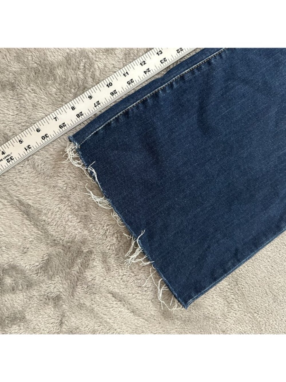 Kut From The Kloth Meg Fab Ab Wide Leg High Rise Dark Wash Jeans 4 Raw Hem - Picture 7 of 8